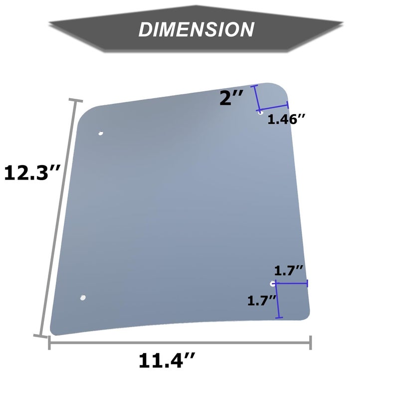 AIRCMT Laser Cut Tour Pack Inner Reinforcement Metal Base Plate for Harley Touring Road Glide, Road King, Street Glide, Glide Ultra, Ultra Limited, CVO Limited 2014-2024 Razor Chopped Tour Pak Trunk - Image 4